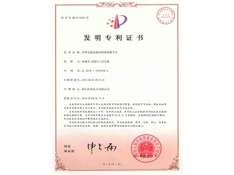 Patent Certificate